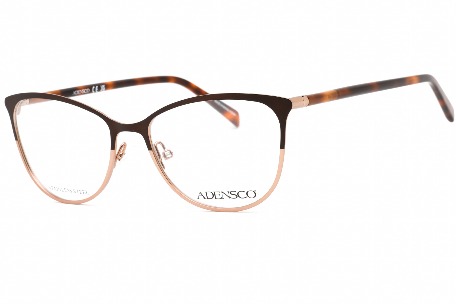  clear demo lens/brown gold