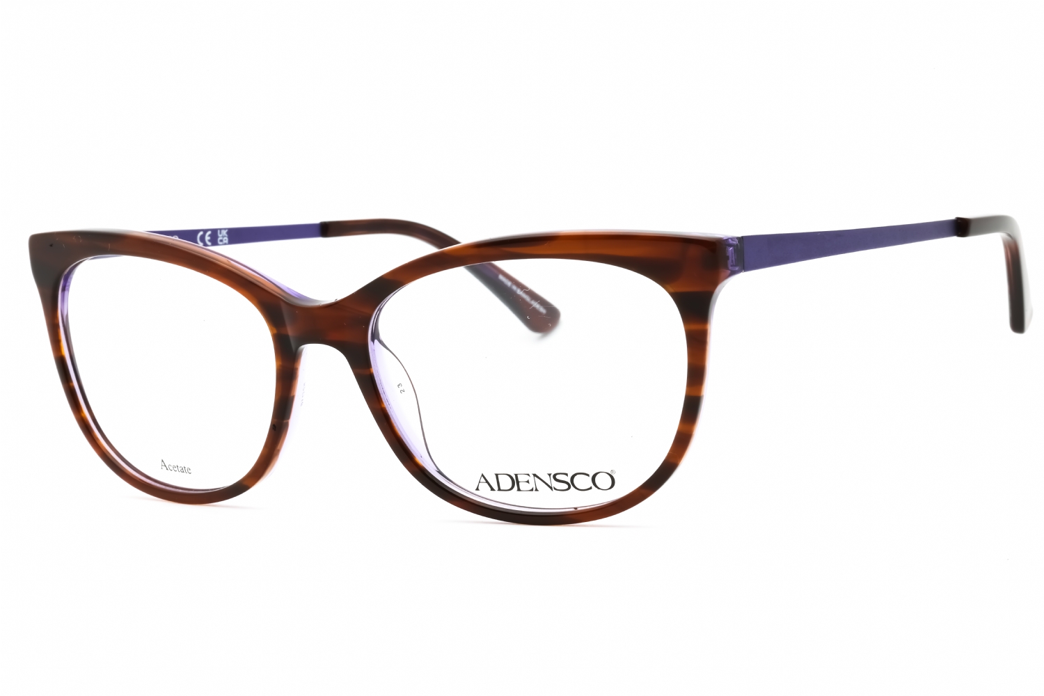  clear demo lens/violet havana