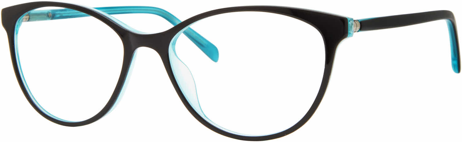  clear lens/black turquoise