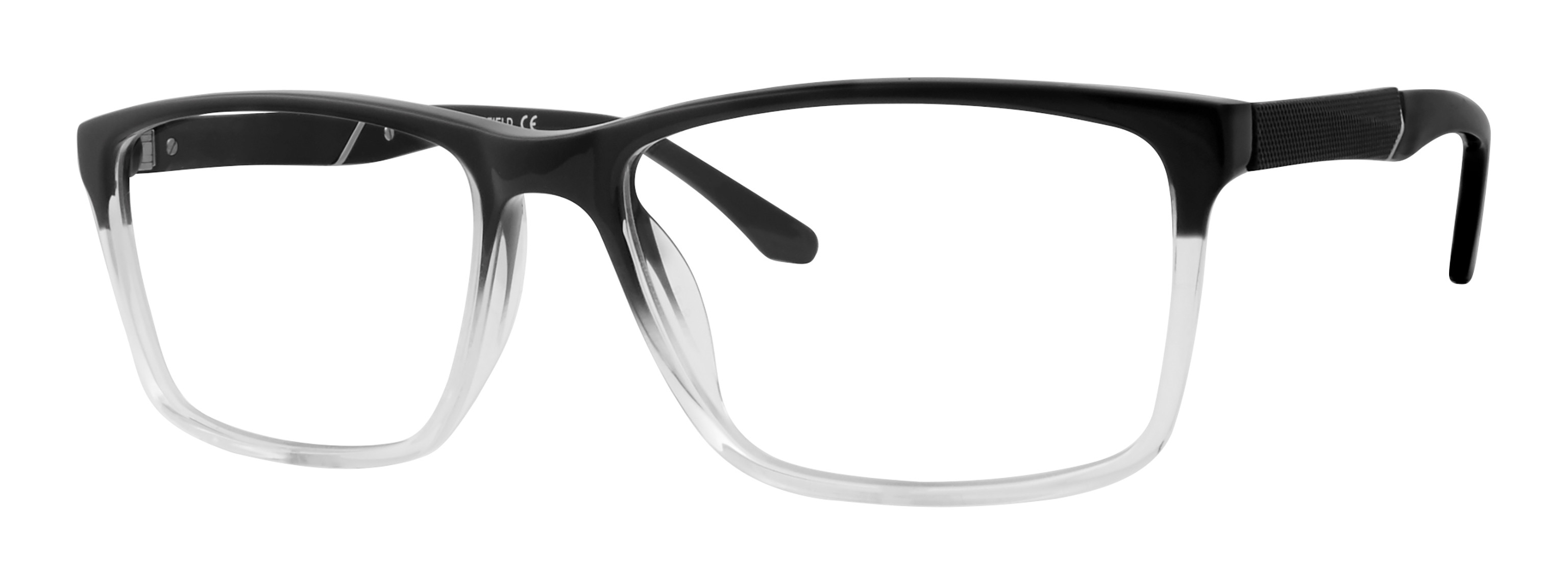  clear/black crystal