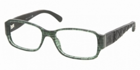  clear/green tweed