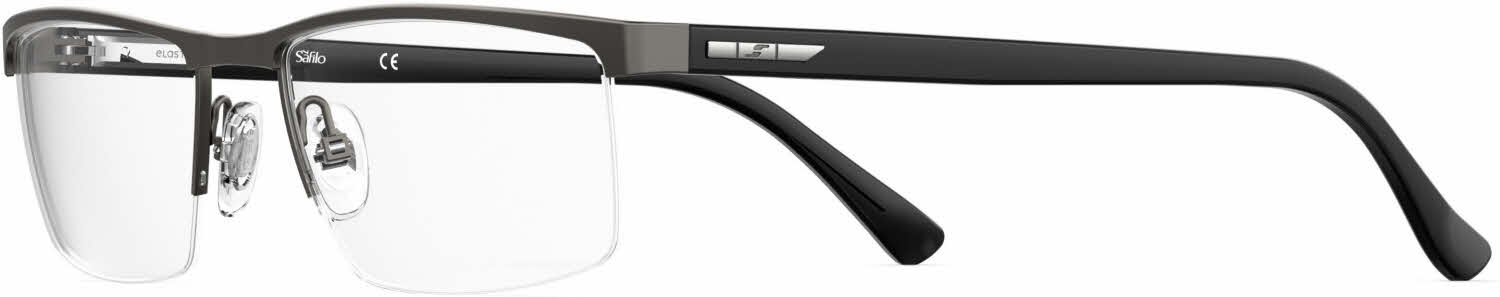  clear lens/semi matte dark ruthenium