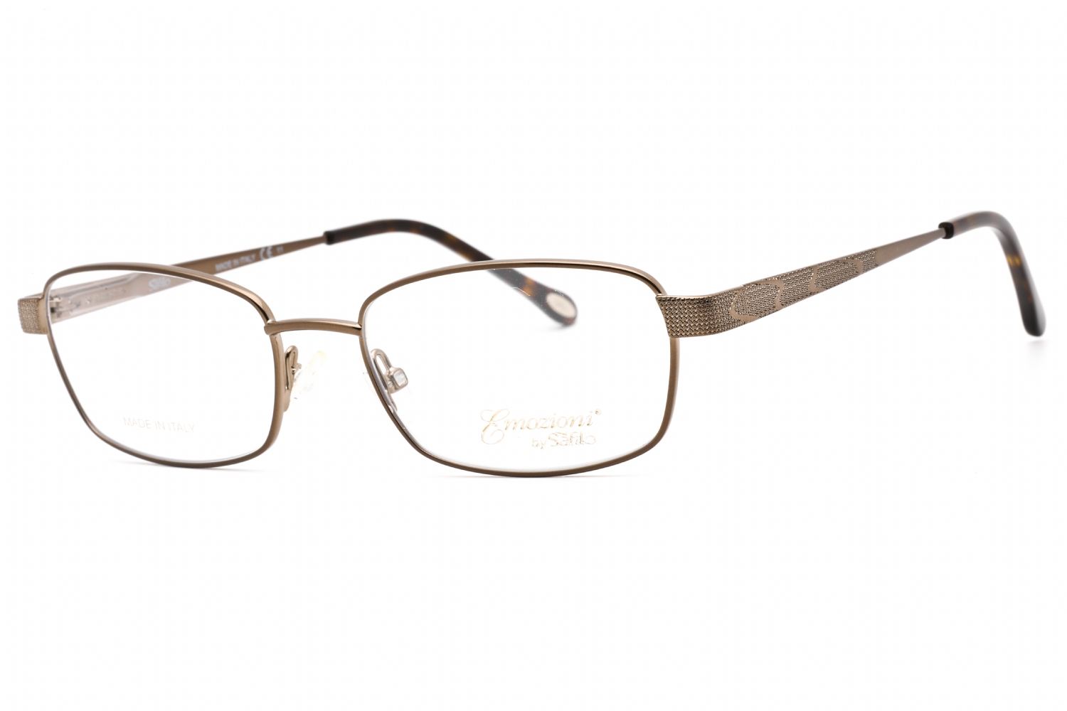  clear demo lens/brown havana