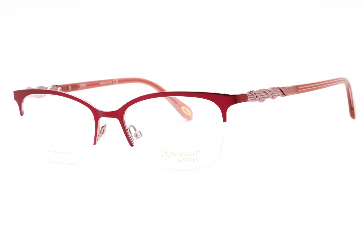  clear demo lens/matte plum