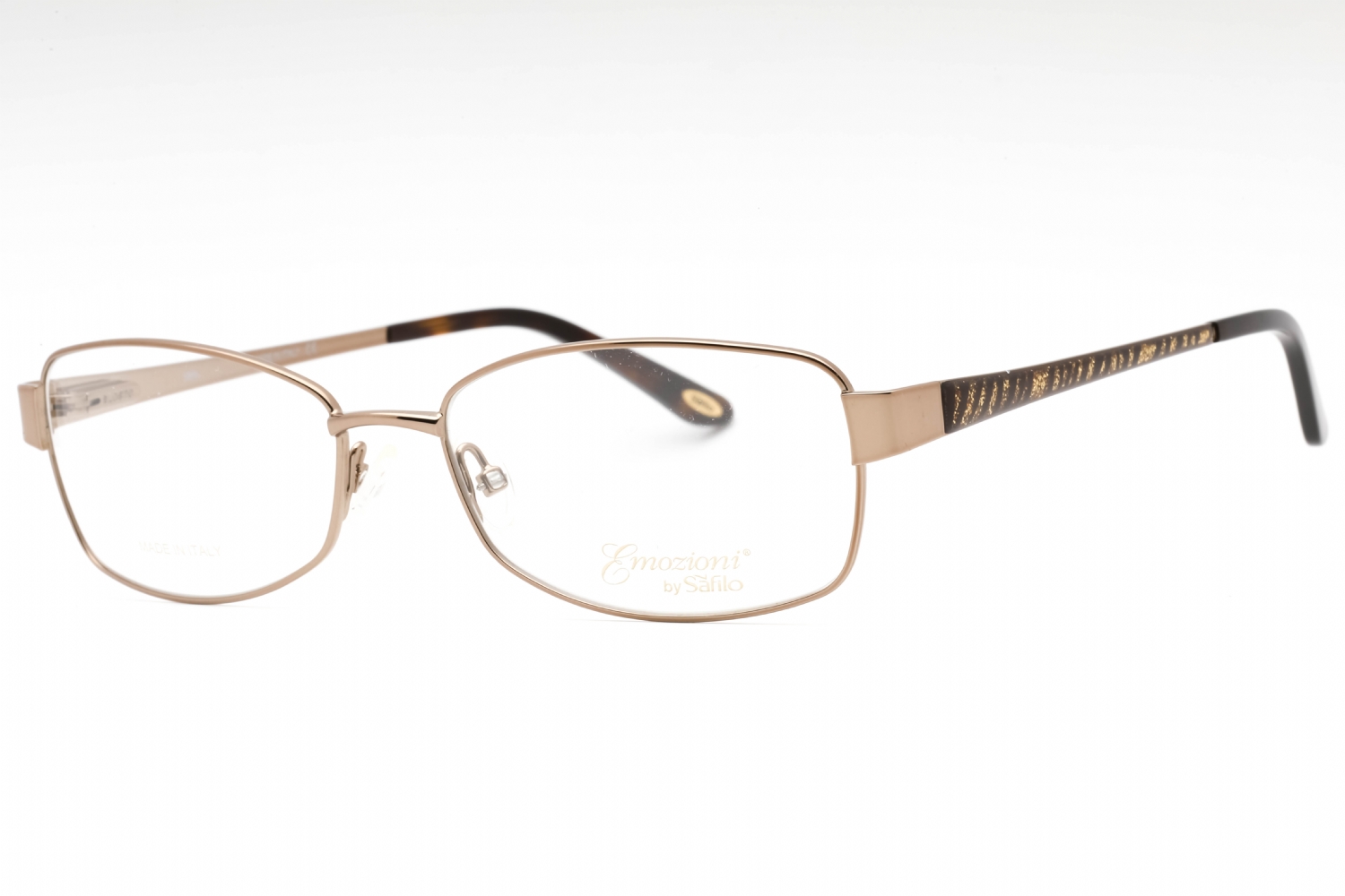  clear demo lens/brown gold