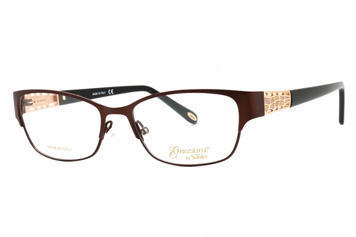  clear demo lens/brown