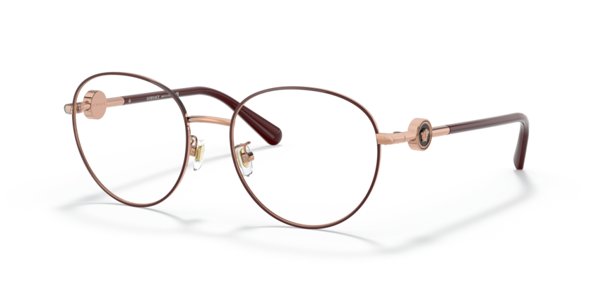  demo lens/rose gold/bordeaux