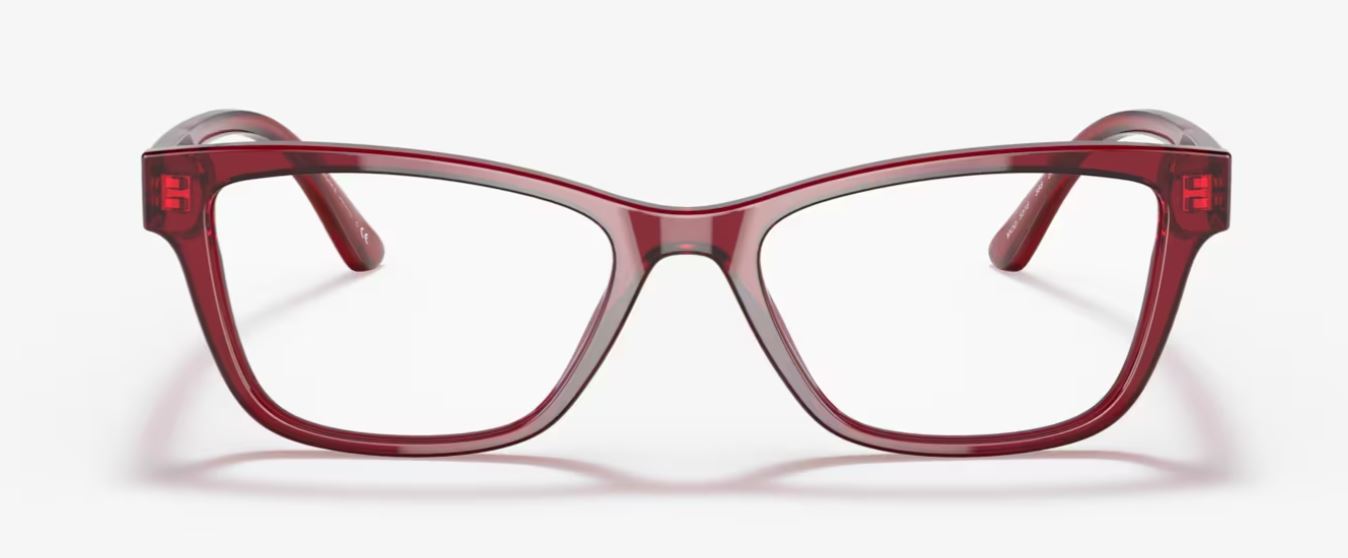  clear lens / transparent red