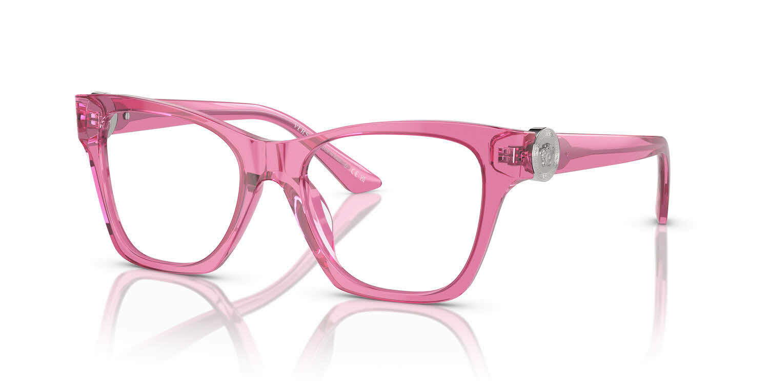  clear lens/transparent pink