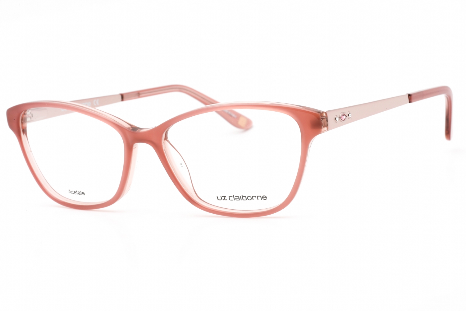  clear demo lens/pear pink