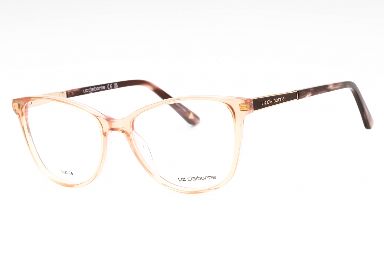  clear demo lens/peach