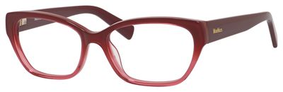  clear/cherry burgundy