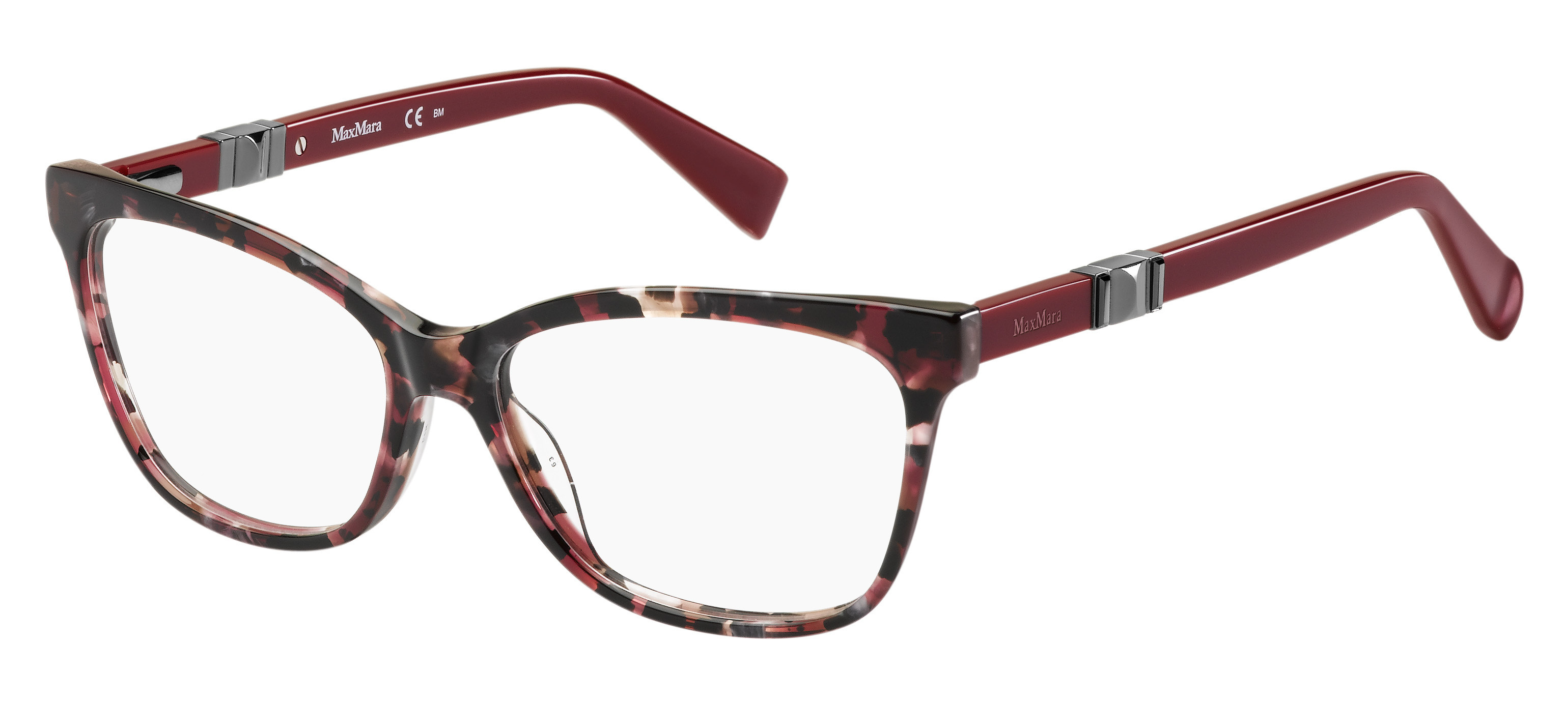  clear/red havana dark rust