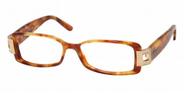  clear/light brown havana