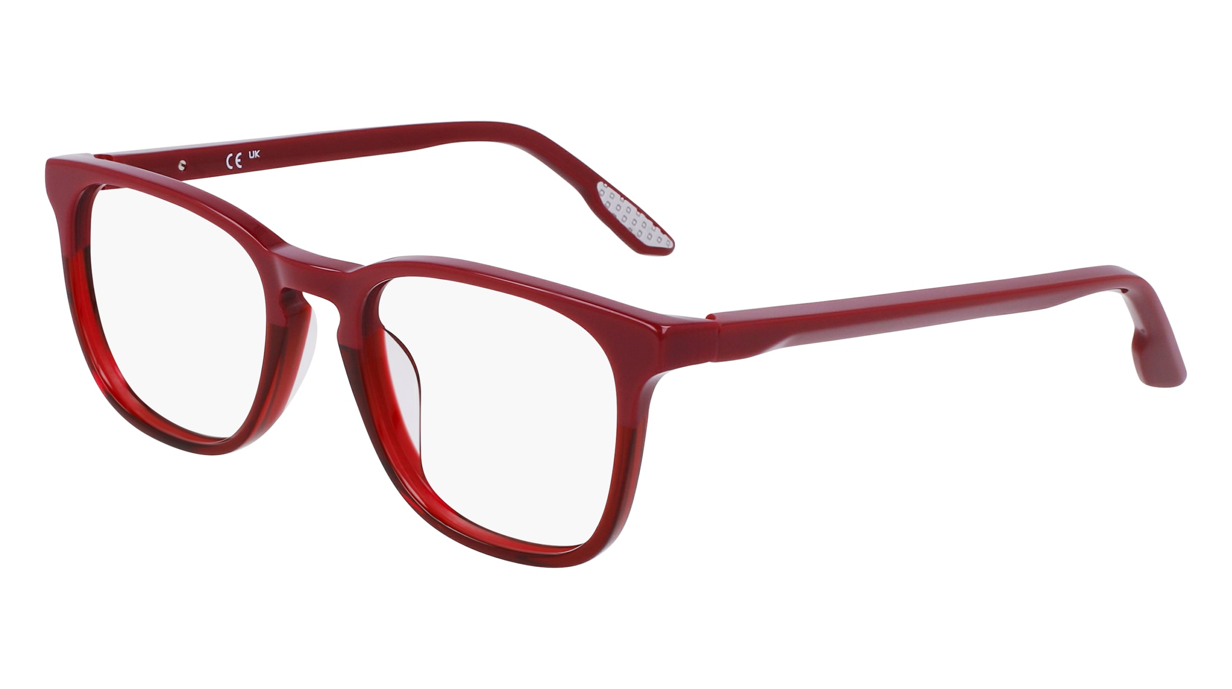  clear lenses/oxblood gradient