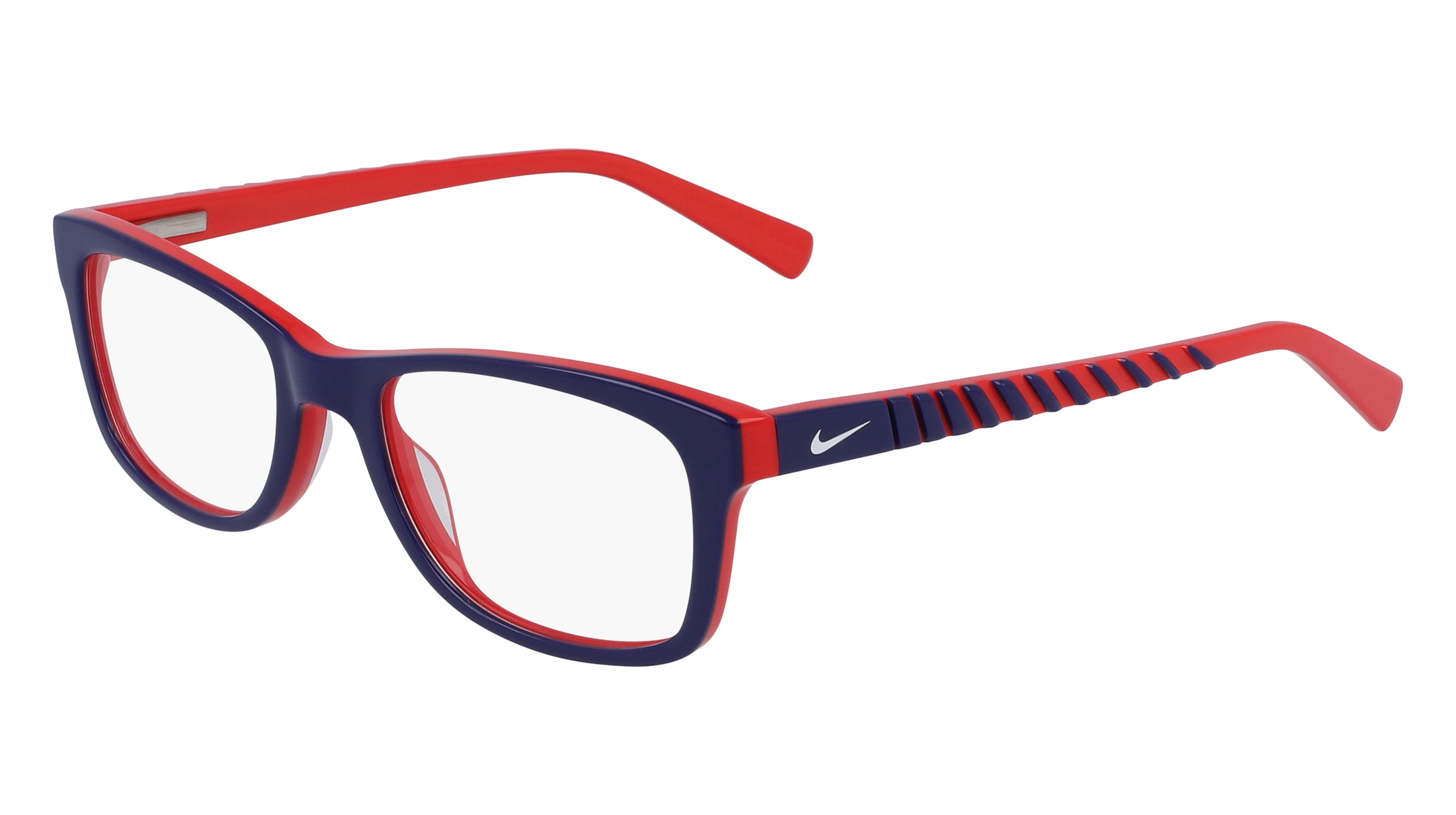  clear lenses/obsidian/university red