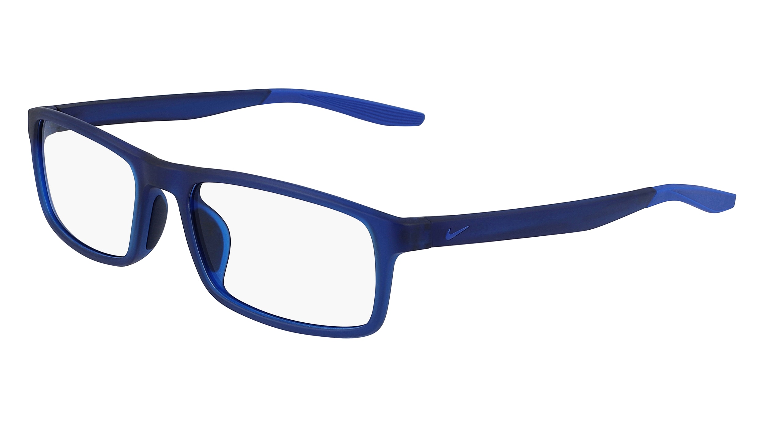  clear lenses/matte midnight navy/racer blue