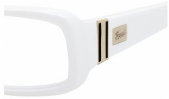  white floral/clear