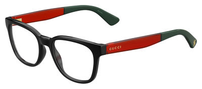  clear/black red