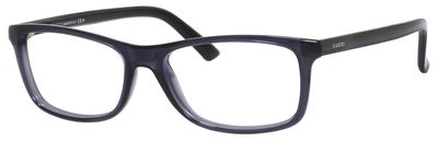  clear/blue black