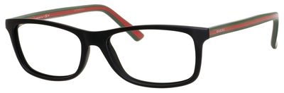  clear/black green red