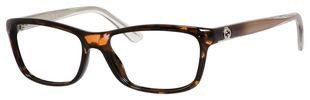  clear/havana brown