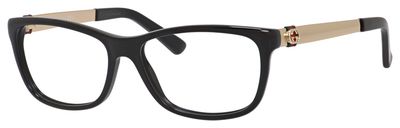  clear/black gold