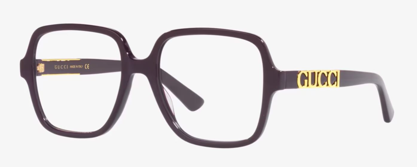  clear lens / dark purple