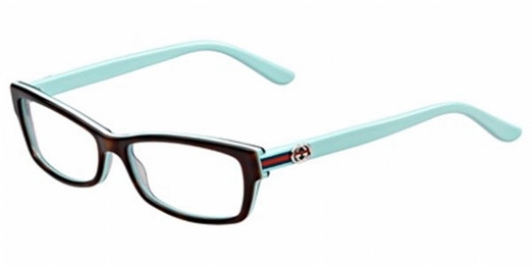  clear/dark havana blue