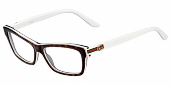 clear/dark havana white