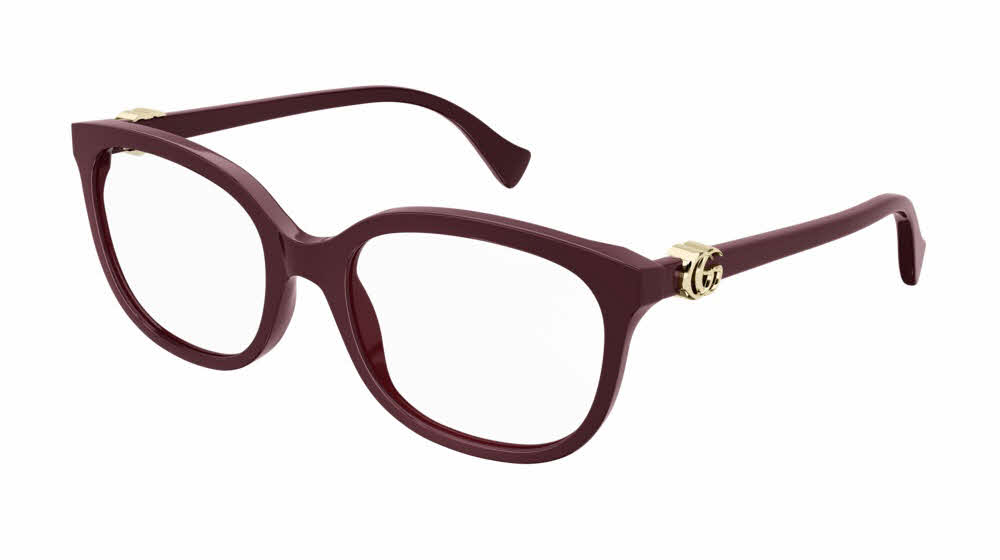  clear lens/burgundy size 54