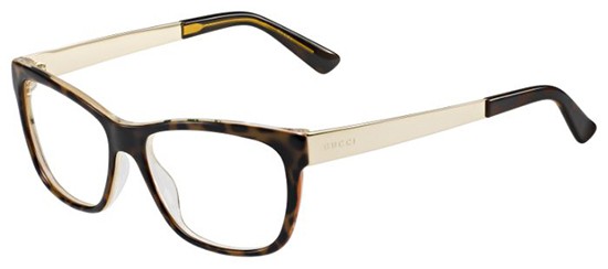  clear/havana crystal gold