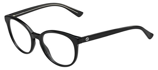  clear/black crystal