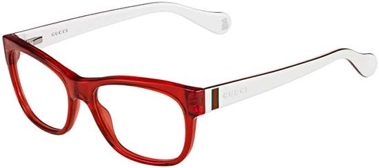  clear/ red white