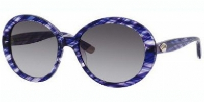  striped navy/gray gradient lens