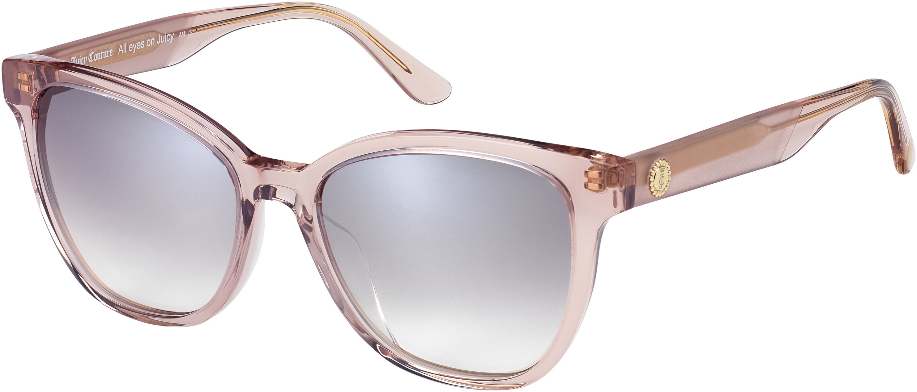  brown mirror gradient/pink crystal
