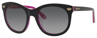  gray gradient/black floral pink