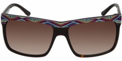  tortoise print/brown gradient