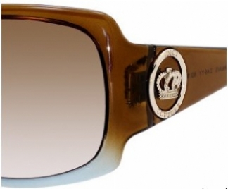  tan teal fade/brown gradient lens