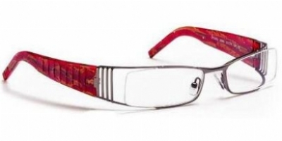  shiny gunmetal red/clear