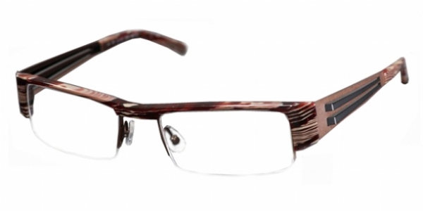  clear/heather brown black