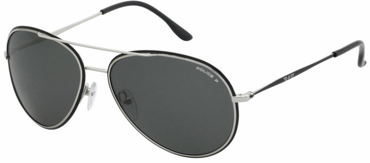  gray polarized/silver black