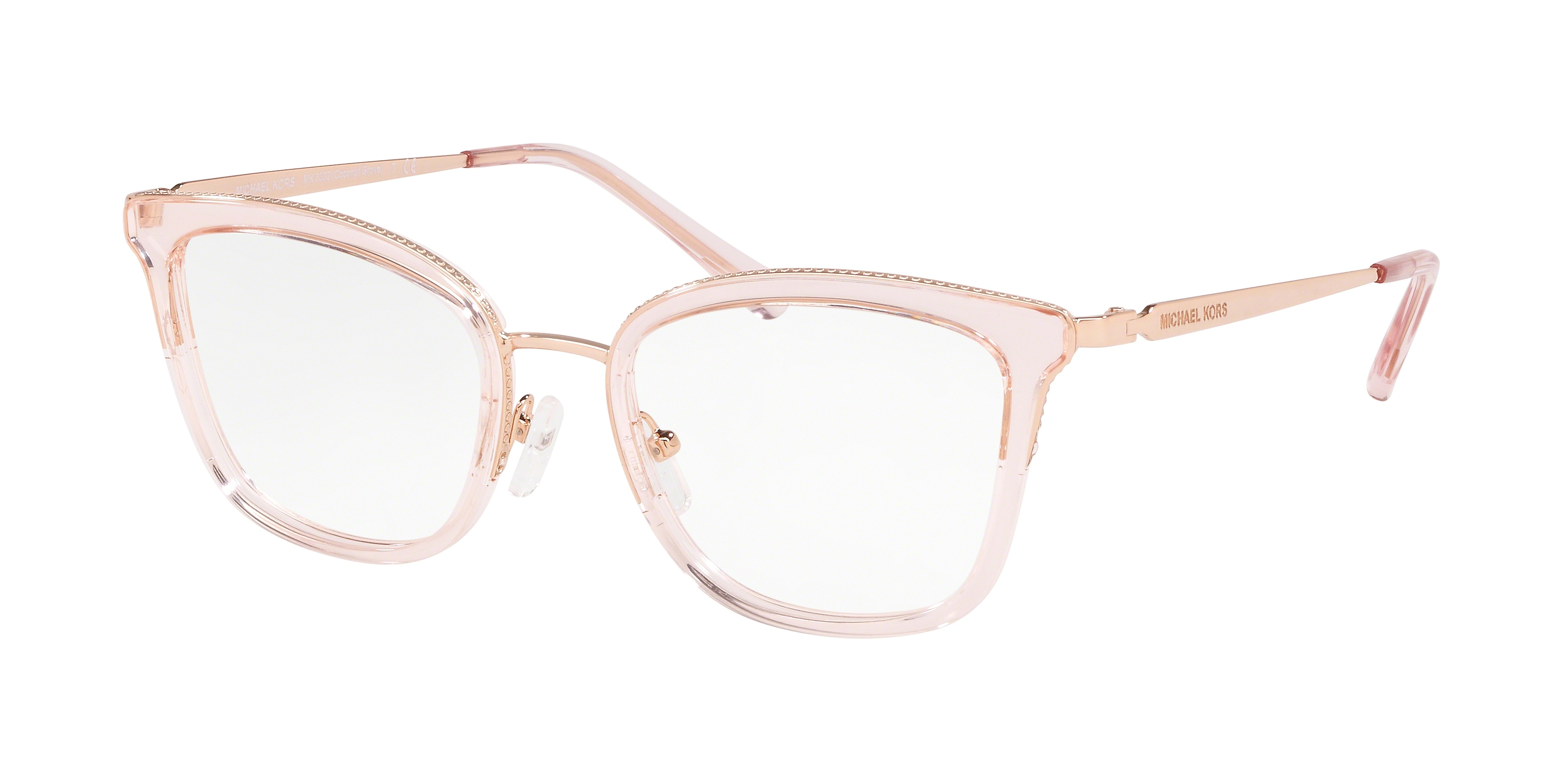  clear/light pink transparent