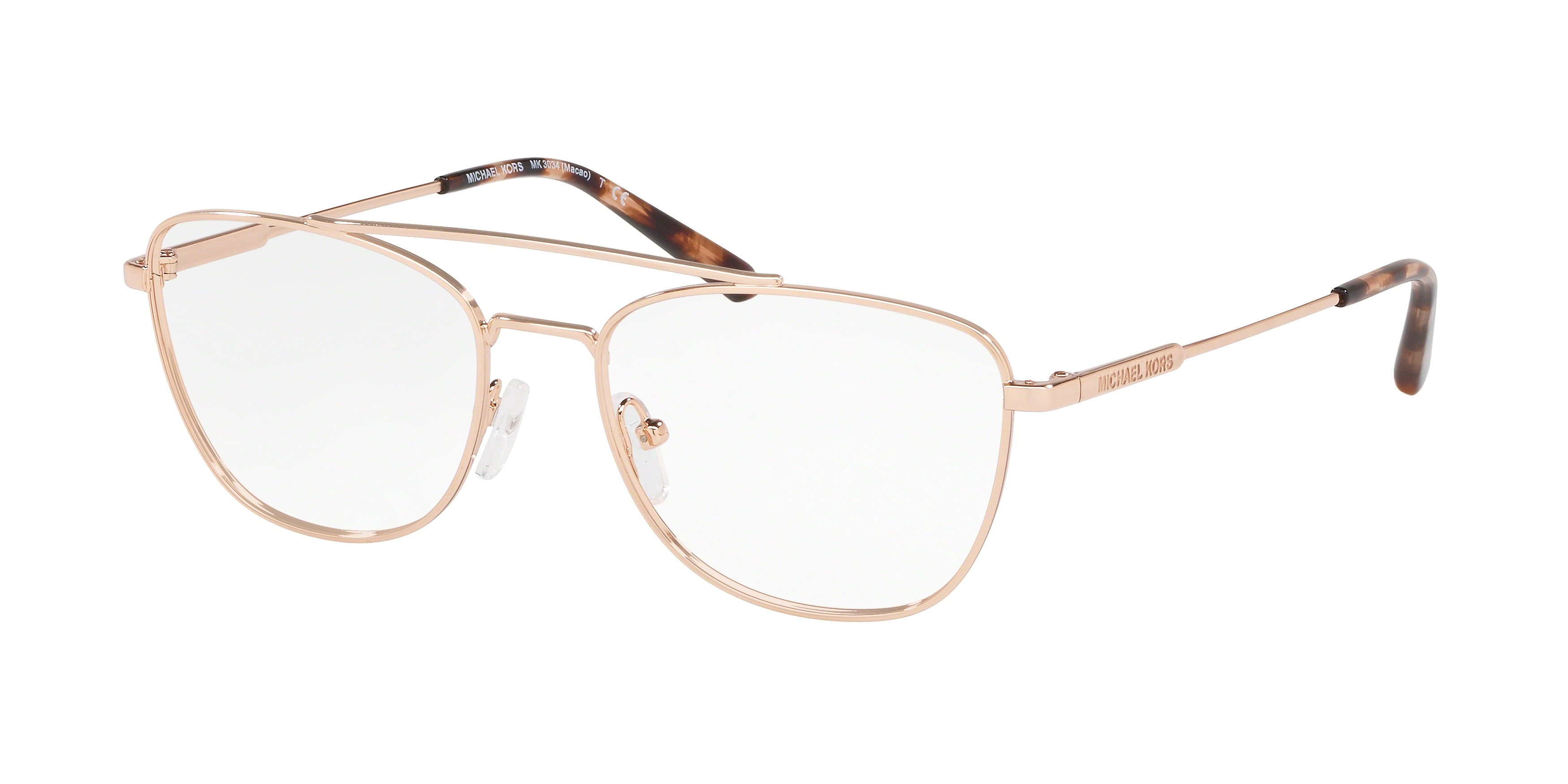  clear/rose gold
