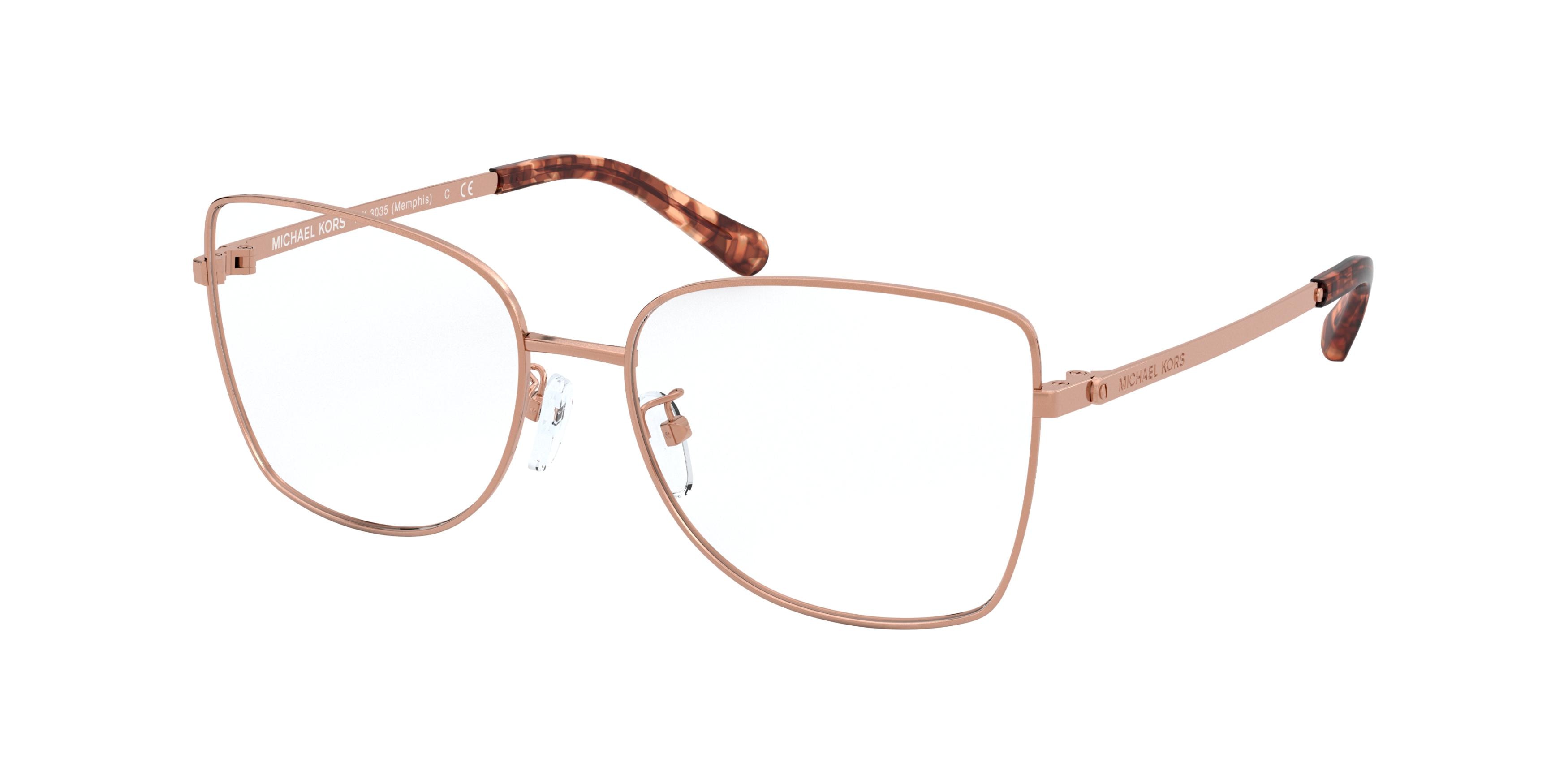  clear/rose gold