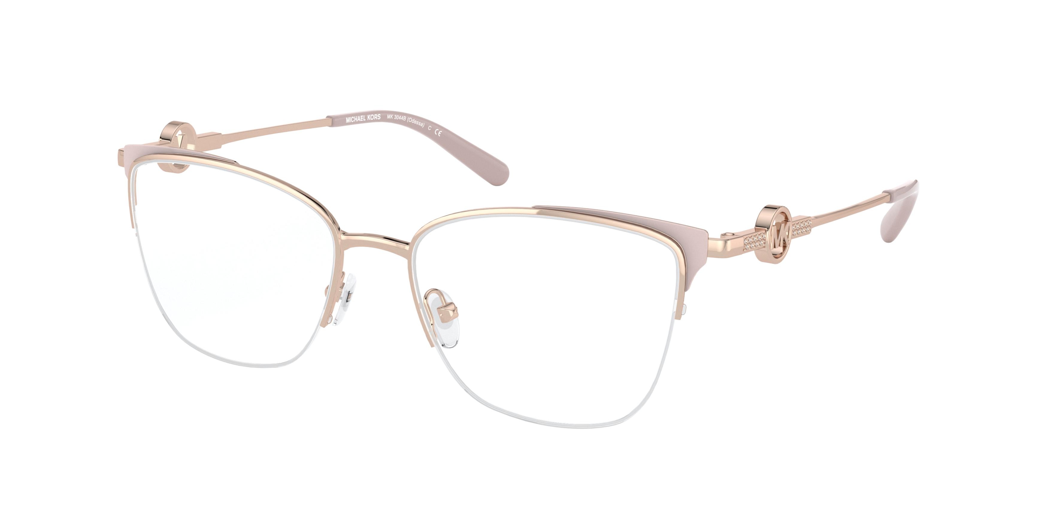  clear/rose gold