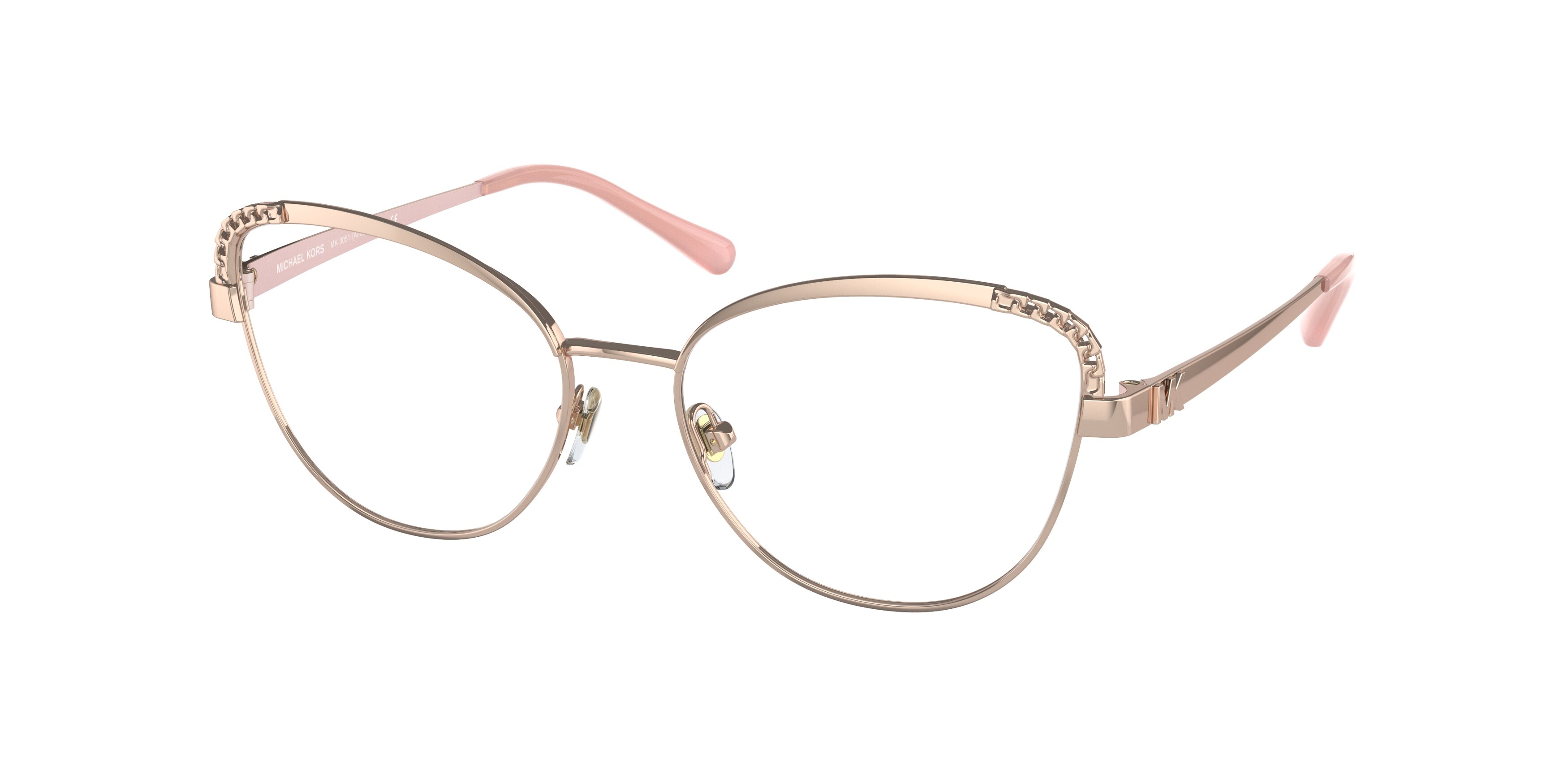  clear/rose gold