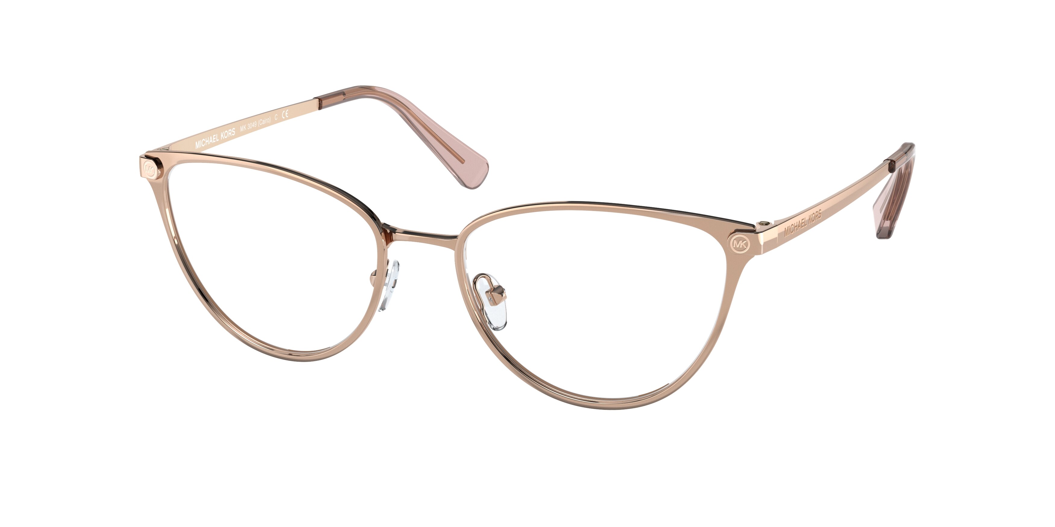  clear/shiny rose gold