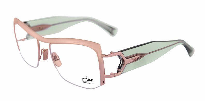  clear lens/bright green rosegold