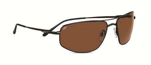  brown polarized drivers/satin dark